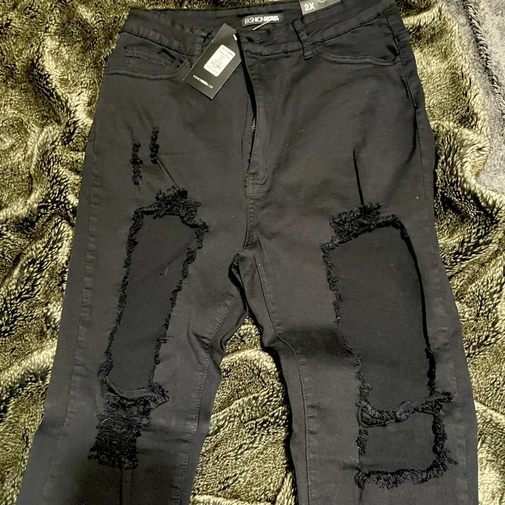 Fashion nova black jeans